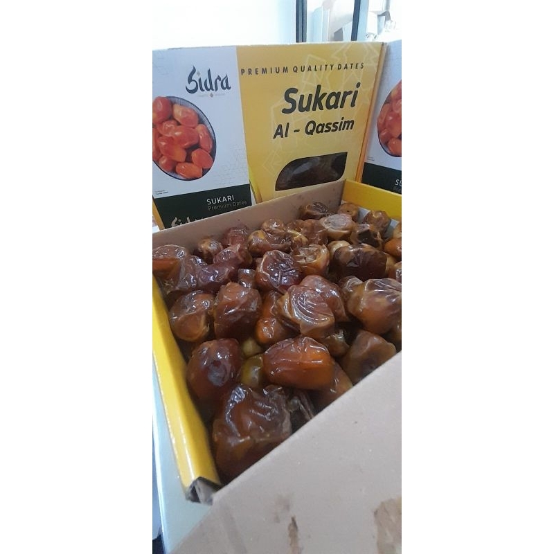 

kurma Sukari Al-Qassim 1 kg premium high Quality kurma lembut manis daging tebal
