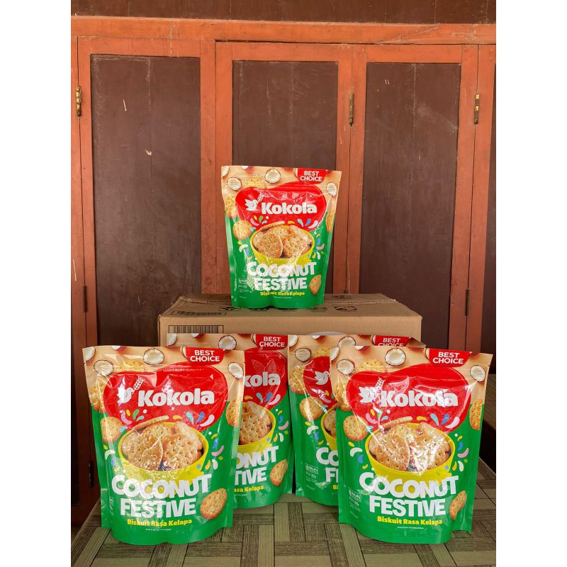 

1 pcs biskuit kokola coconut festive