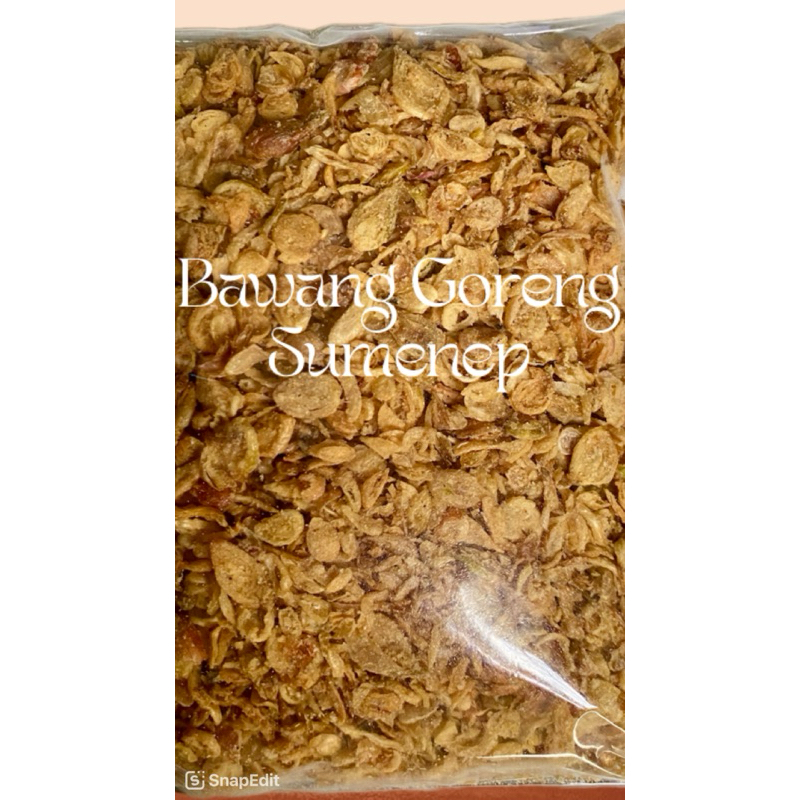 

Bawang Goreng Sumenep Grade A 1 Kg
