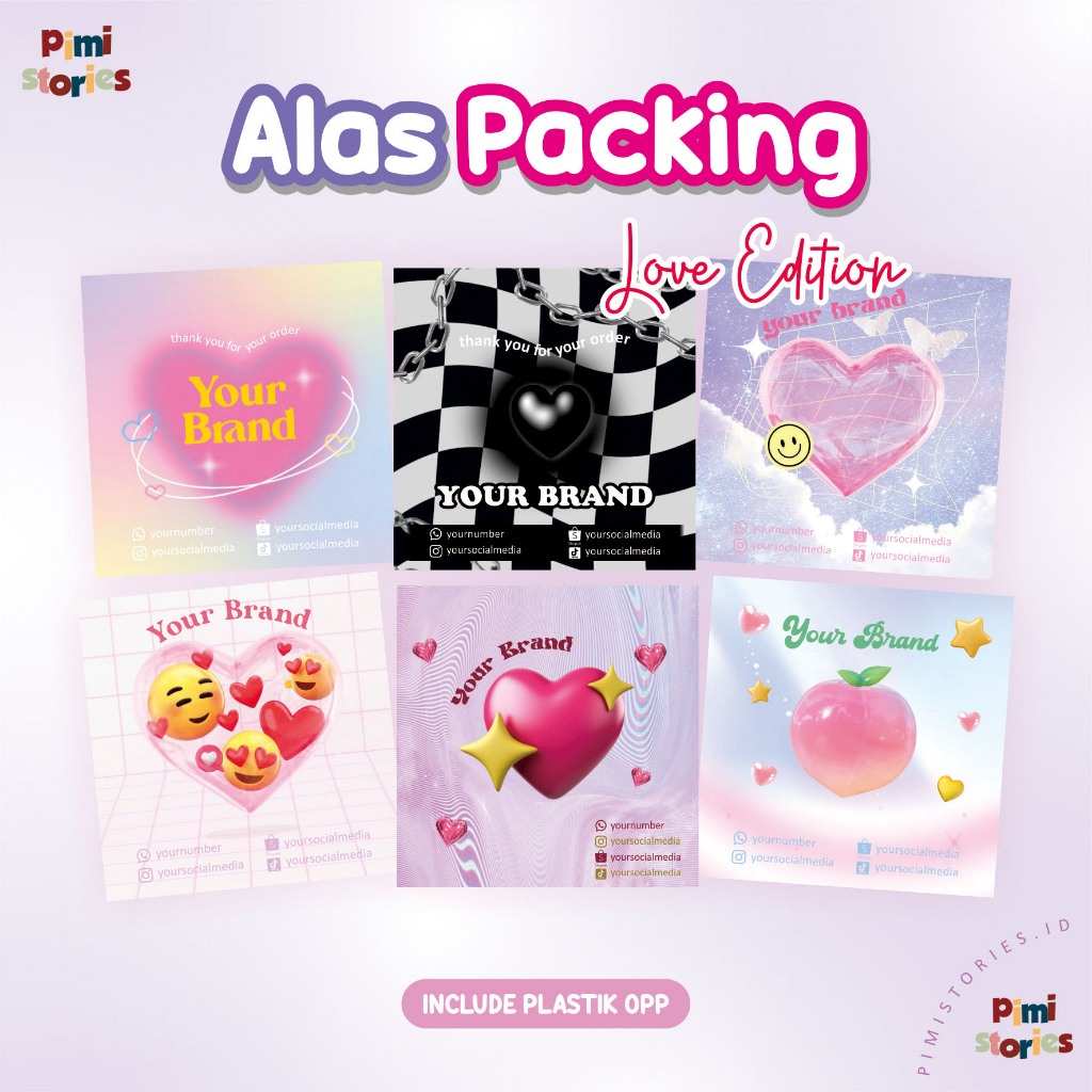 

[INCLUDE PLASTIK] ALAS PACKAGING ⚫ KERTAS PACKING FREEBIES ⚫ ACCESORIES ⚫ CINCIN GELANG ⚫ CUSTOM PACKAGING ⚫ ALAS PACKAGING ⚫ ALAS MINI GIFT D