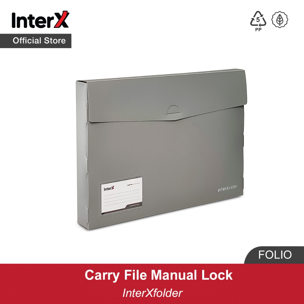 

Interx Carry File Manual Lock Folio