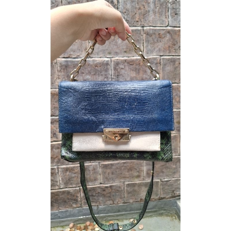 Michael Kors Cece Medium Bag Pyton Leather Original