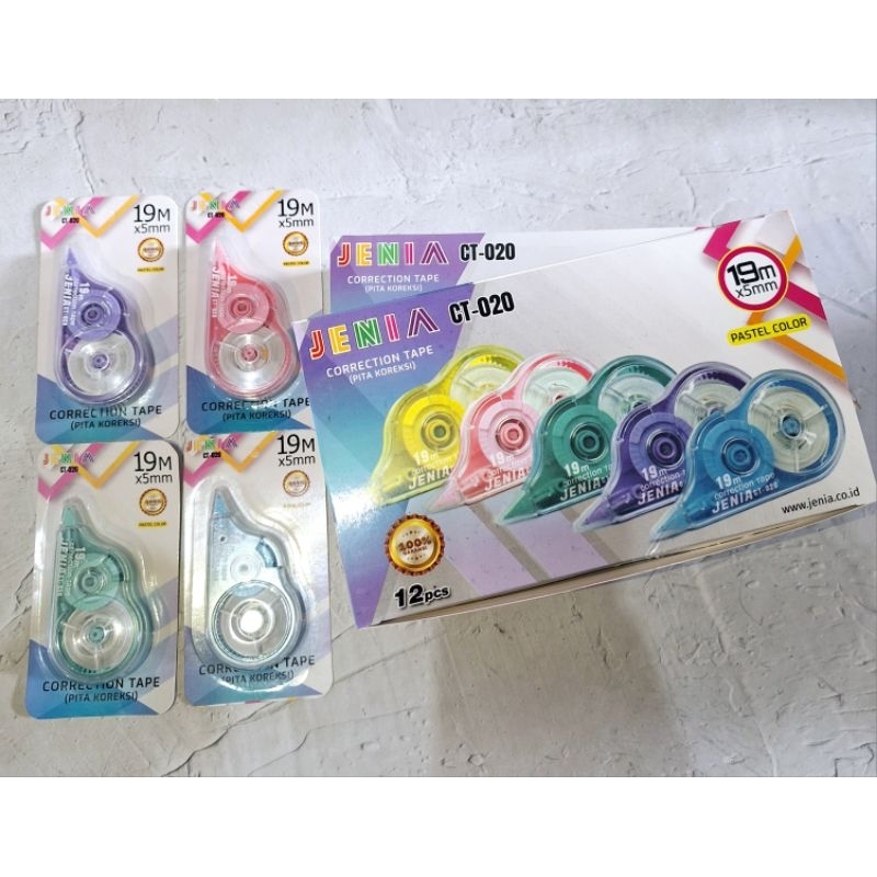 

(12 Pcs) Tipex Roll Jenia CT-020 19M