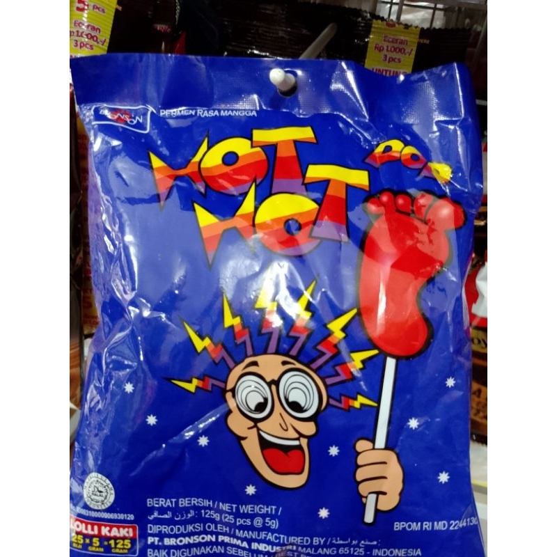 

[1pak] Permen Hot Hot pop kaki