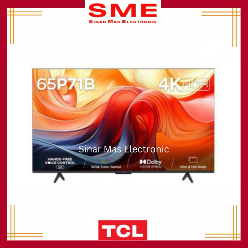 LED TCL 65” UHD 4K GOOGLE TV