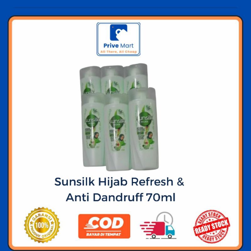 Sunsilk Hijab Shampoo Refresh & Anti Dandruff 70ml Prive Mart