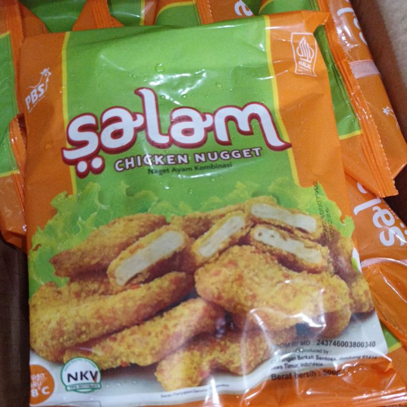 

TERBARU NUGGET CHICKEN SALAM NAGET AYAM KOMBINASI 500 gram