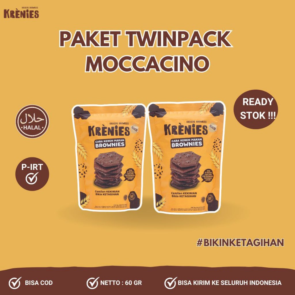 

TWIN PACK - KRENIES (KREKERS BROWNIES)