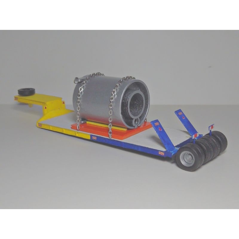[ Limited ] Miniatur trailer dolly lowbed skala 1:87/HO