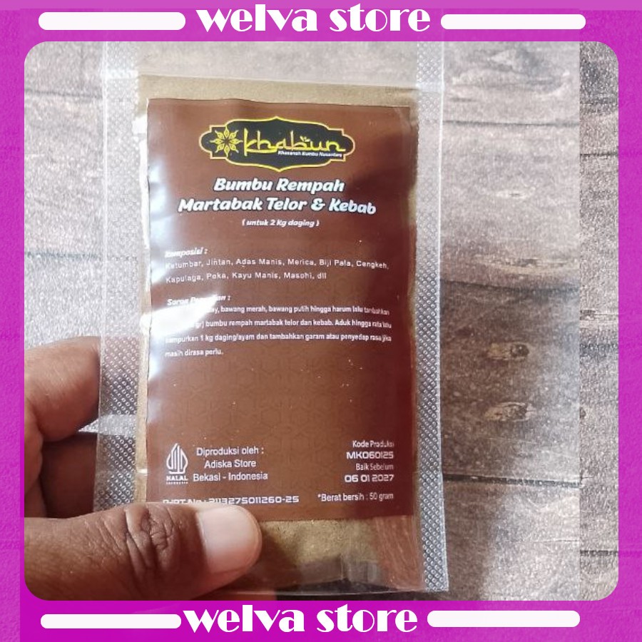 

Bumbu Martabak Telur 50 Gram