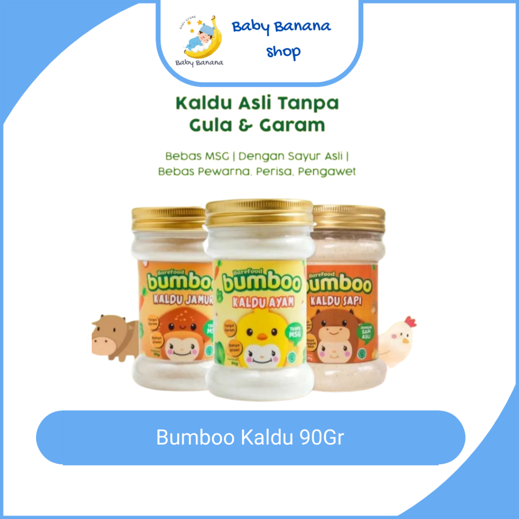 

BUMBOO Kaldu Asli - Kaldu Anak - No MSG - Tanpa Gula & Garam - Bahan Alami