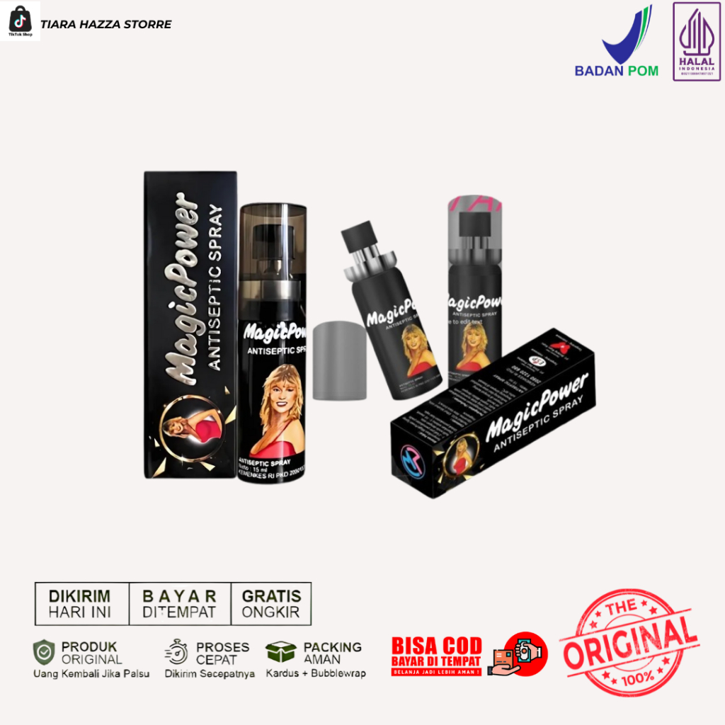 Antiseptik Spray Magic Power Original Tissue Mejik Asli