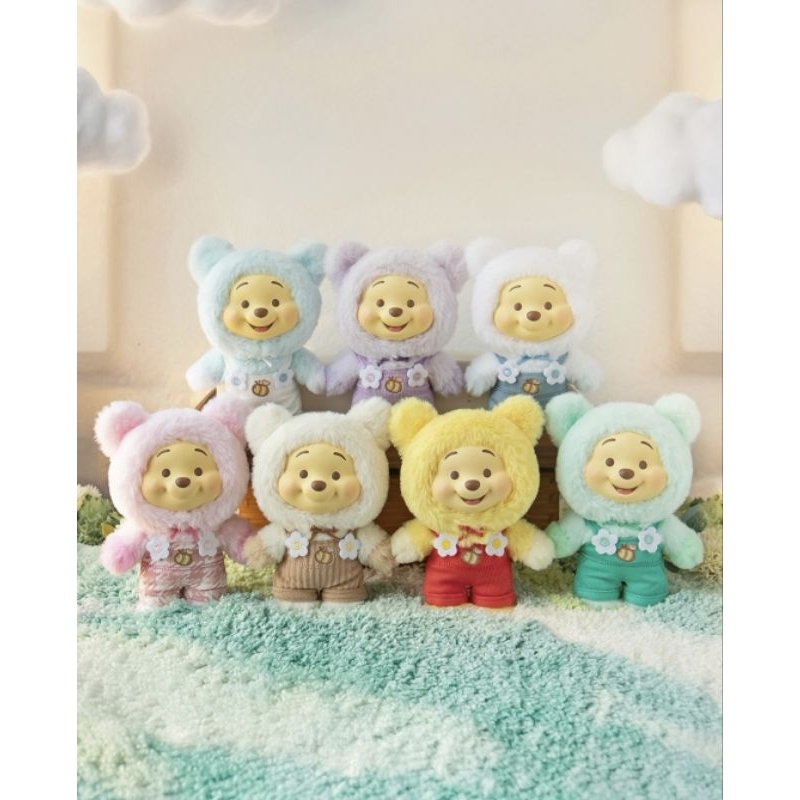 [PREORDER] Toptoy Miniso Indonesia Winnie The Pooh Plush Toy Keychain Blind Box Bag Charm