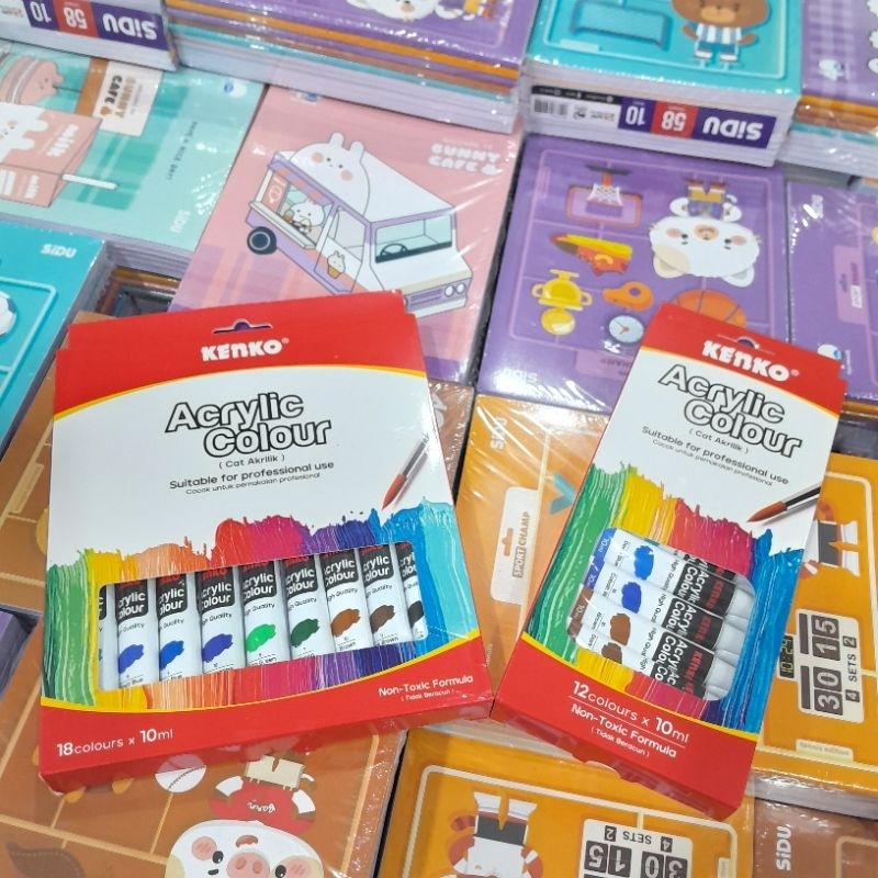 

12 & 18 WARNA CAT ACRYLIC KENKO / ACRYLIC COLOUR