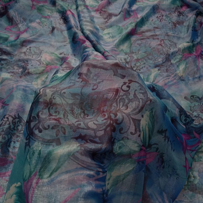kain sifon motif - kain sifon salju - kain sifon shimier - kain sifon salju motif - kain butik