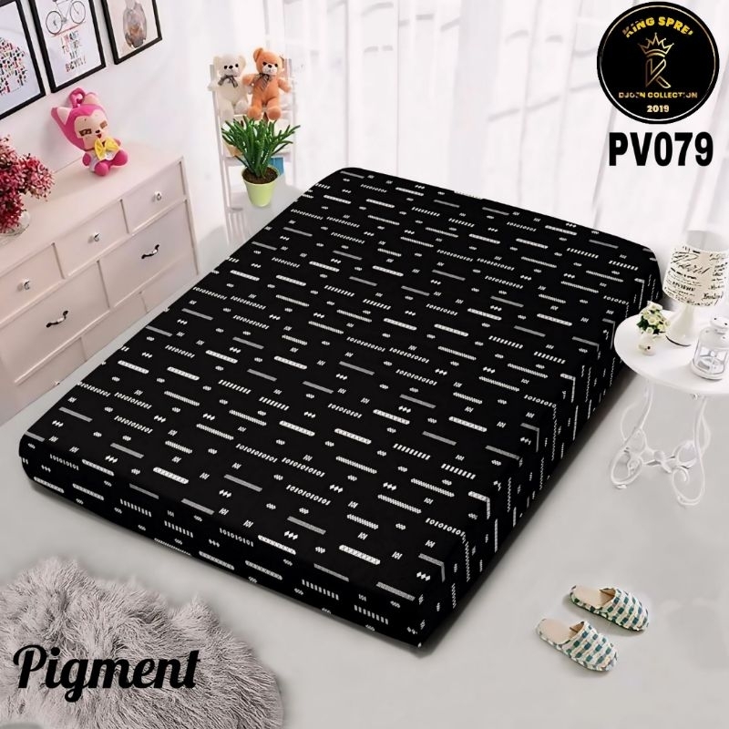 Jual sarung kasur resleting motif aesthetic terbaru ukuran No. 2 160x200 tinggi 20 cm / sarung busa 