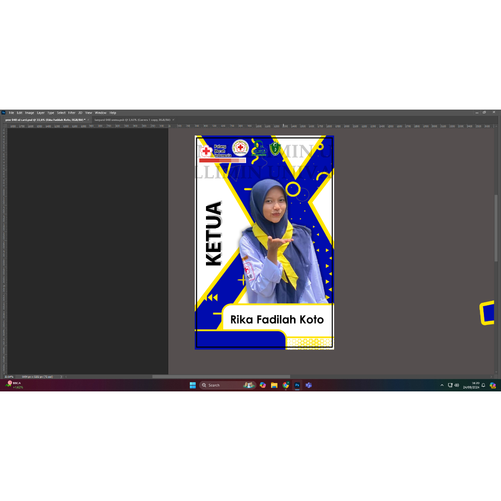 

id card kartu nama anggota