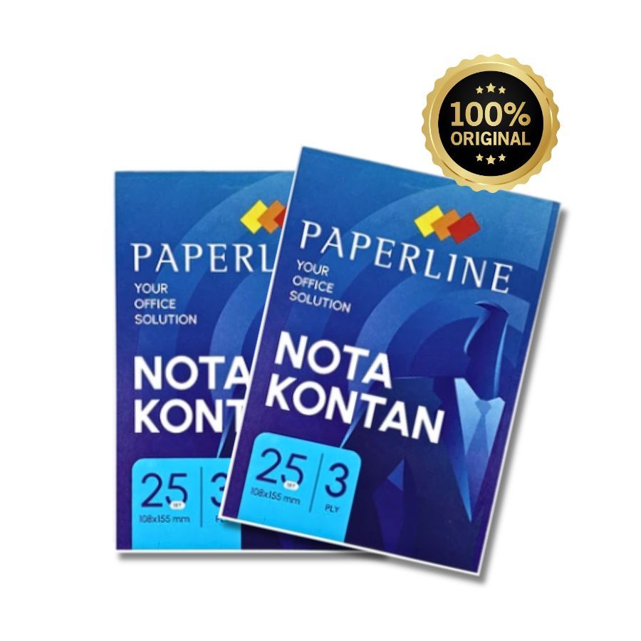 

Nota Kontan Kecil 3 Ply Paperline isi 10 Buku per Pack RB9