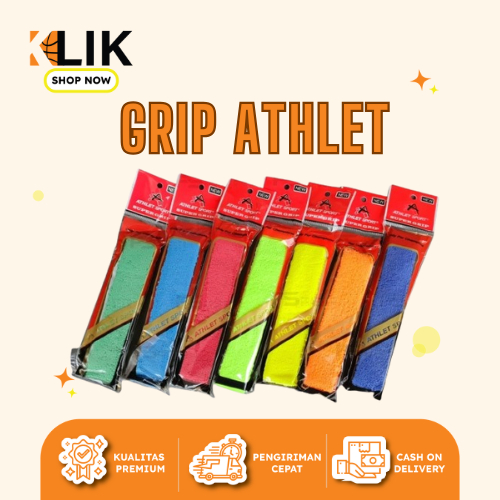GRIP RAKET BADMINTON HANDUK ATHLET SPORT ISI 1 KANTONG (60pcs)ORIGINAL