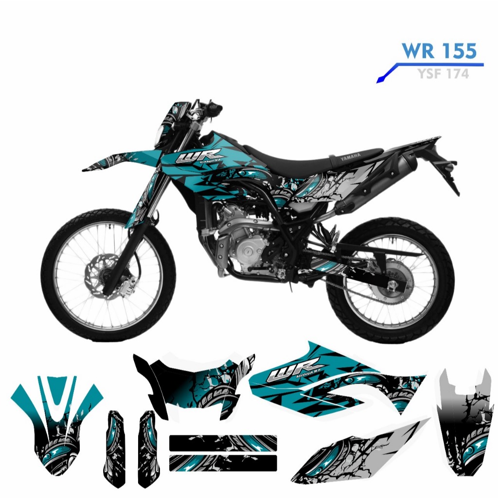Decal Sticker Striping WR 155 004