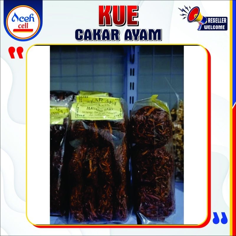 

(ACEH CELL) CAKAR AYAM MANIS 12 PCS