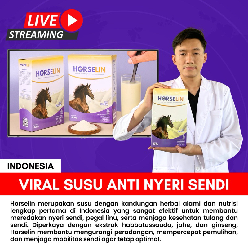 

Horselin Susu Kuda Premium Asli Original 200g