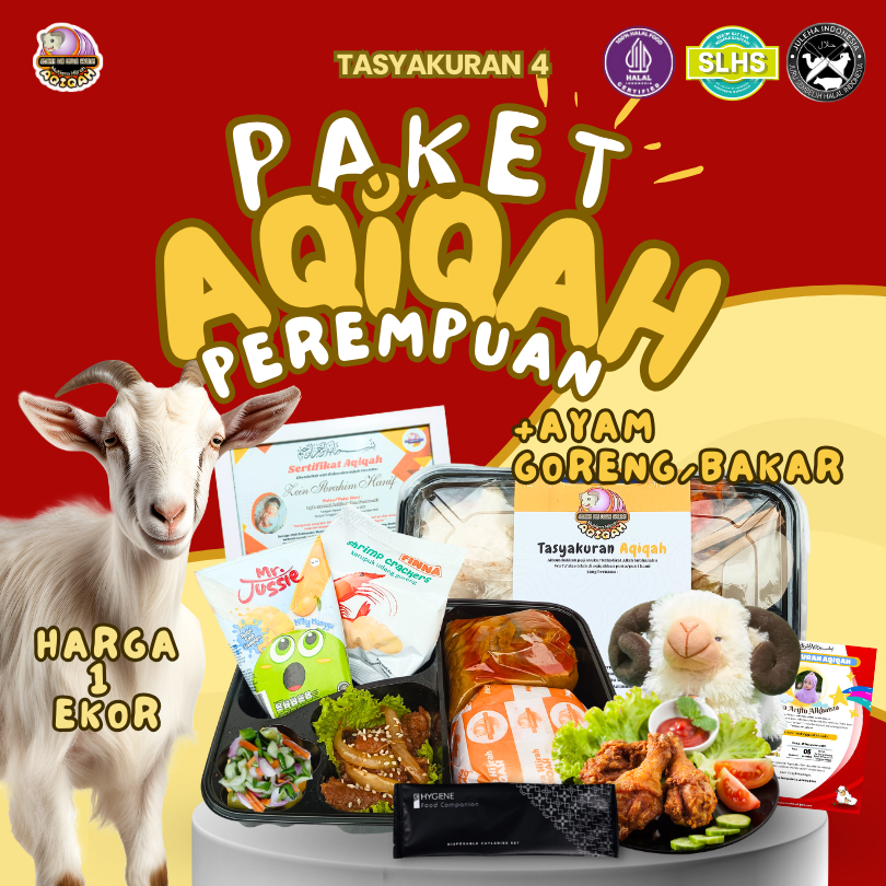 

AQIQAH INCLUDE AYAM GORENG/BAKAR - Paket Aqiqah Perempuan Tasyakuran 4