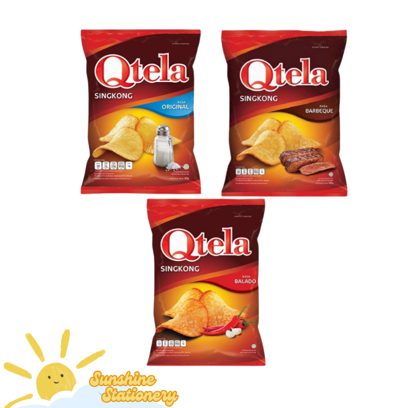 

QTELA Keripik Singkong 60g Original BBQ Balado