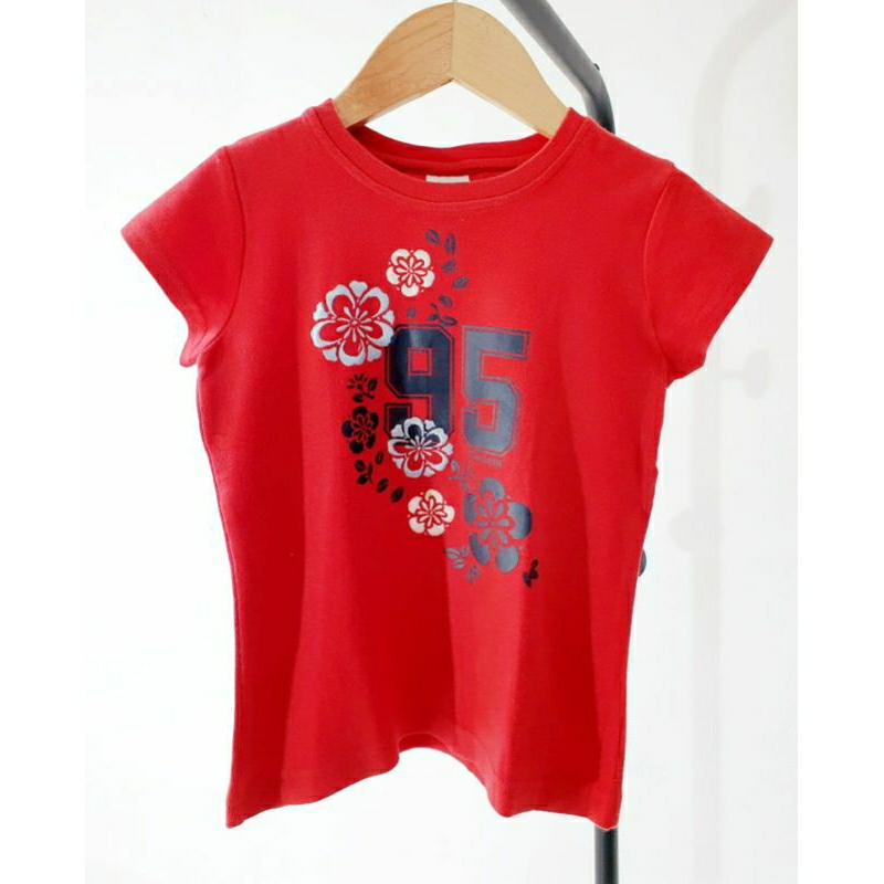 Kaos Anak Perempuan Lengan Pendek Preloved Kaos Oshkosh B'Gosh