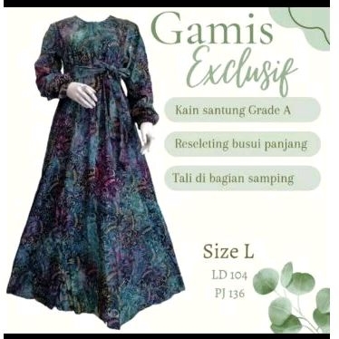 Gamis Kinanthi ekslusif // Gamis Kinanthi exclusif // gamis Kinanthi // gamis batik