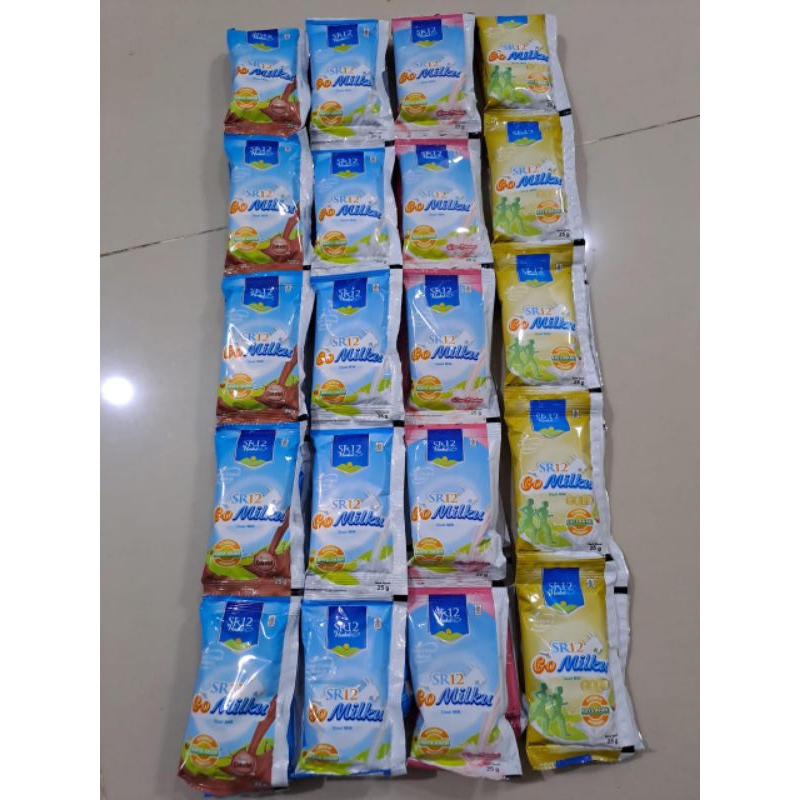 

Gomilku SR12 Susu kambing etawa / tidak bau prengus/ Renceng isi 10 sachet