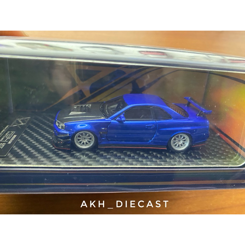 Error 404 - Nissan Skyline GT-R 34 Blue (Tom and Jerry) (Holo 24/779)