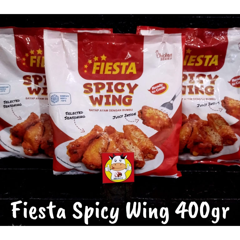 

FIESTA SPICY WINGS 400GR - FROZEN FOOD - BRONTZ JOGJA