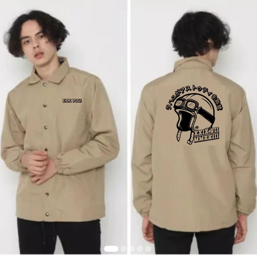 JAKET COACH CUSTOM MURAH