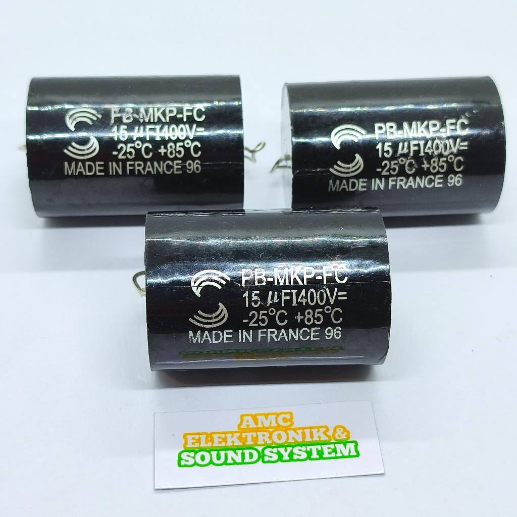 KAPASITOR PB-MKP-FC 15 UF/400 V ORIGINAL FRANCE