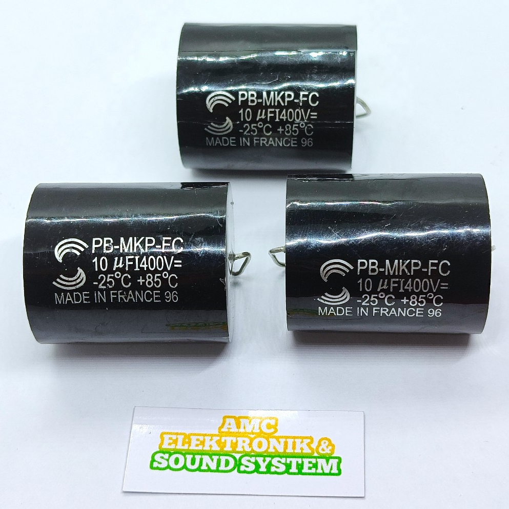 KAPASITOR PB-MKP-FC 10 UF/400 V ORIGINAL FRANCE