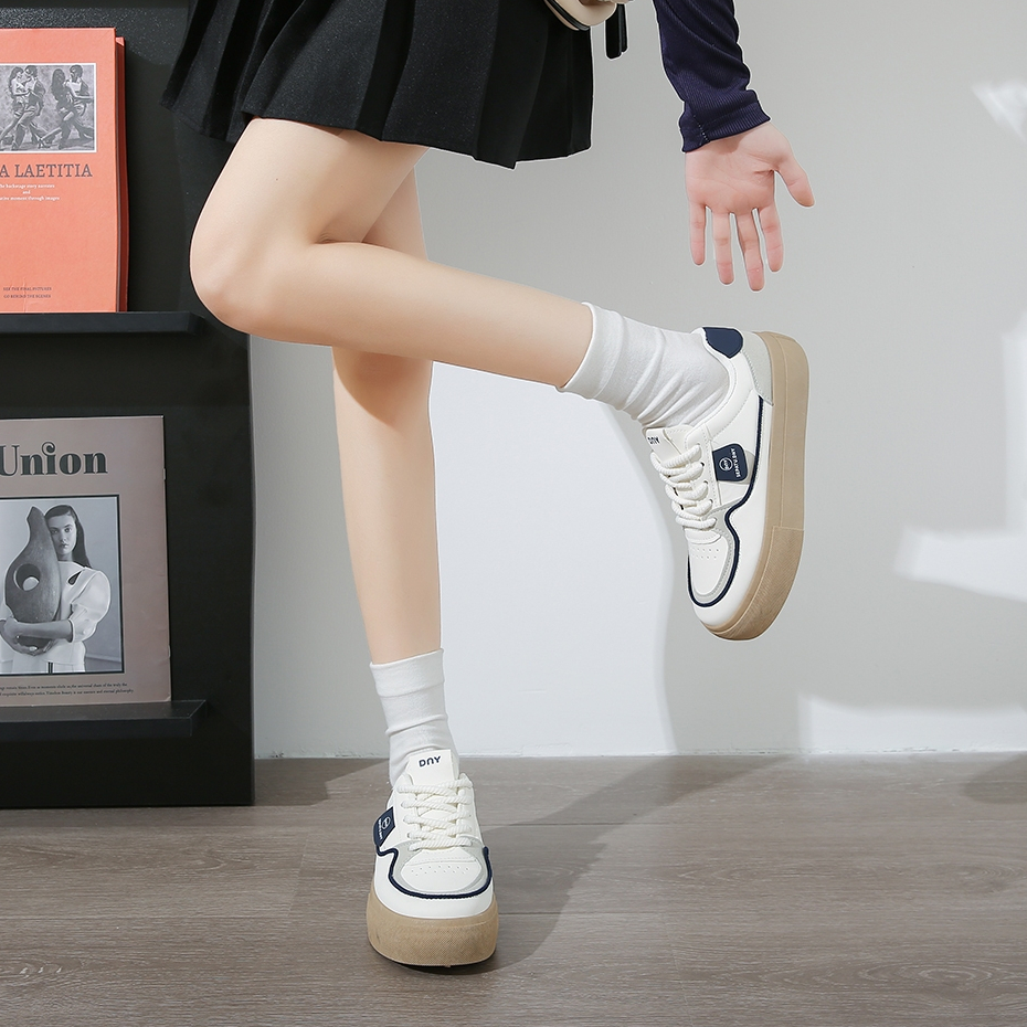 STOK TIPIS Sepatu DNY Sneakers Cewek Terbaru Sepatu Import Perempuan Sepatu Casual Wanita Trendy