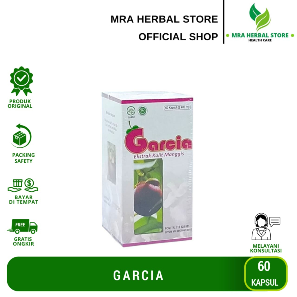 Garcia || Ekstrak Kulit Manggis - 60 Kapsul | Garcia Ekstrak Manggis