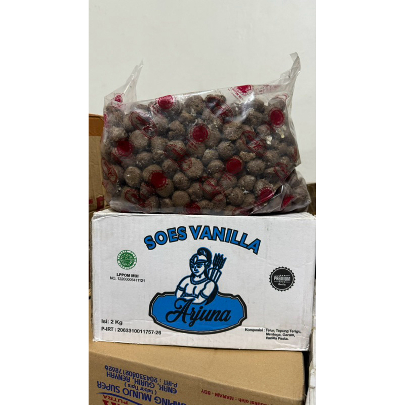 

Soes Mini Arjuna Premium Quality Rasa Vanila 250gram