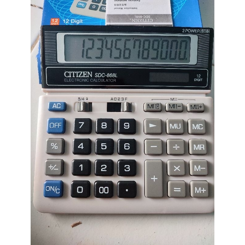

Kalkulator CITIZEN SDC 868L 868 L SDC original kalkulator 12 digit siap pakai