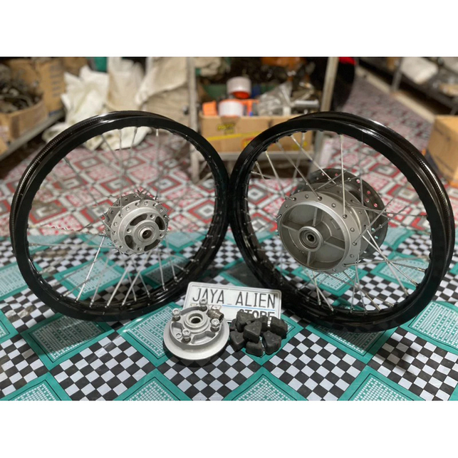 Paket Velg VROSSI Set Double Disk Ukuran 160 /180 Motor CBR150 New/ New Cb150 Facelift/Megapro Monos