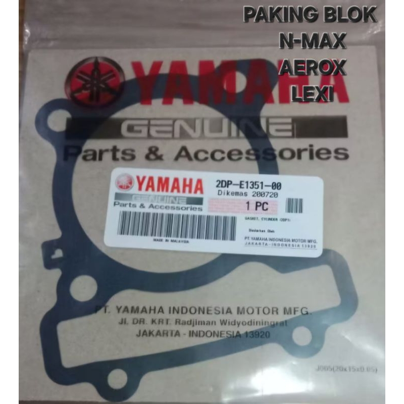 PAKING CYLINDER BLOCK BLOK NMAX N MAX LEXI AEROX ORIGINAL