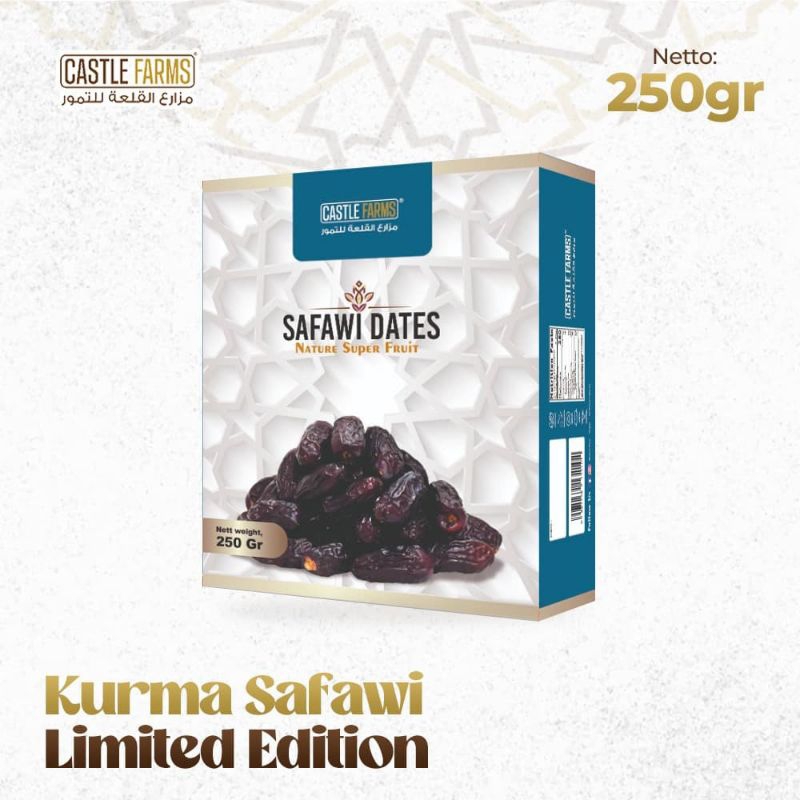 

Safawi Dates / Kurma mesir / Kurma Safawi 250gr Castle farms