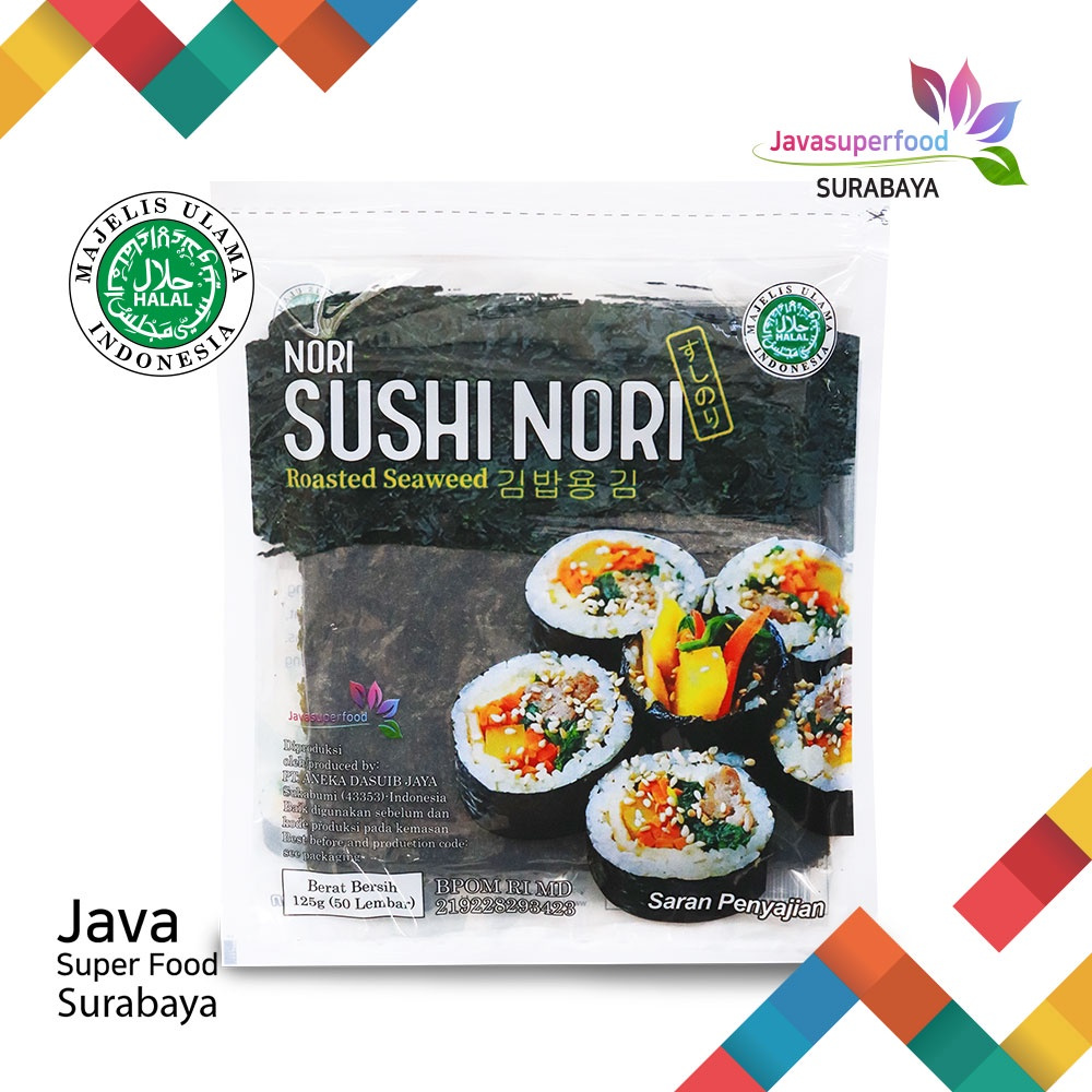 

QH Sushi Nori JavaSuperfood Seaweed Rumput Laut Halal