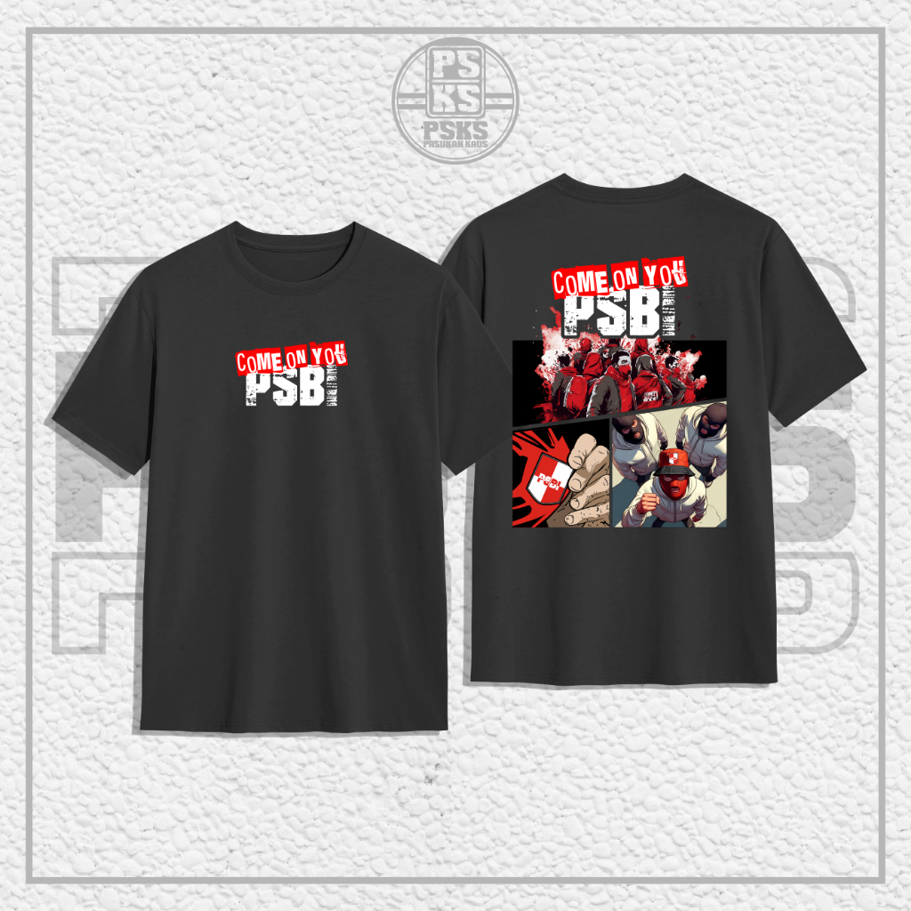 Kaos T-Shirt Supporter PSBI BLITAR "Come On You"