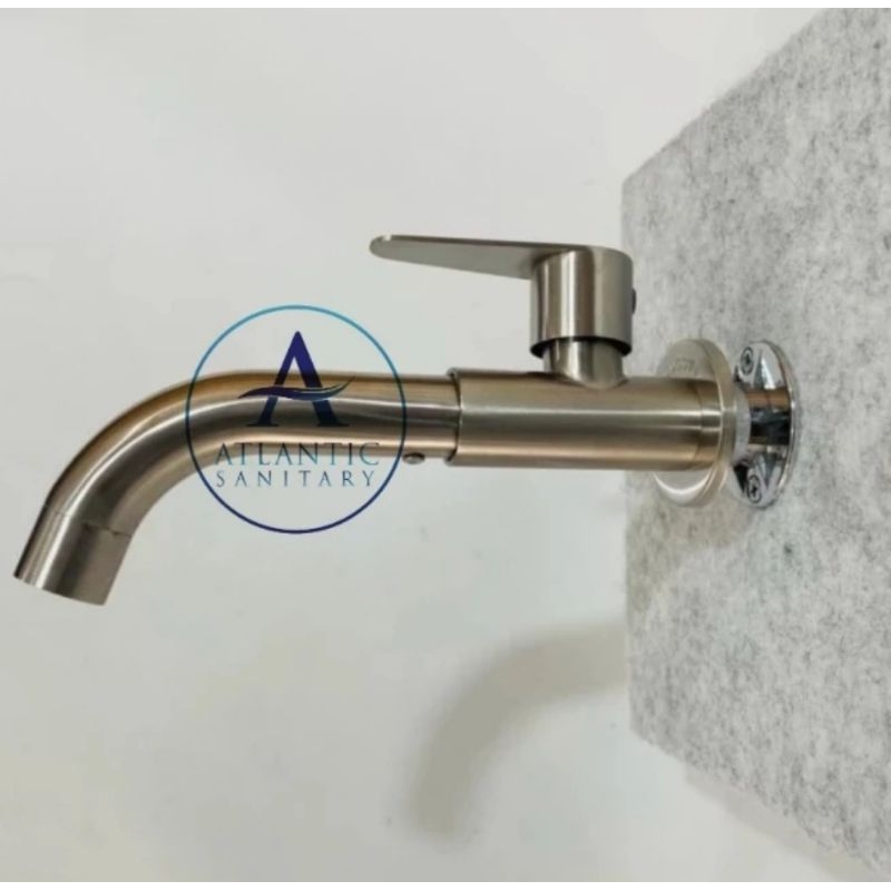 Kran tembok panjang / kran wastafel dinding / kran wastafel tembok long
