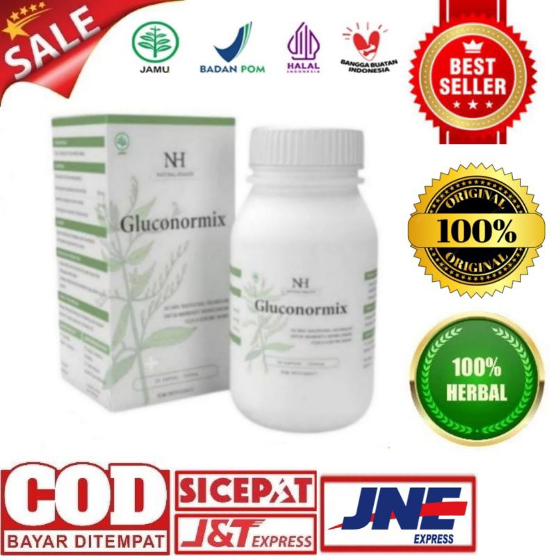 Gluconormix Asli Obat Diabetes 100% Original No 1