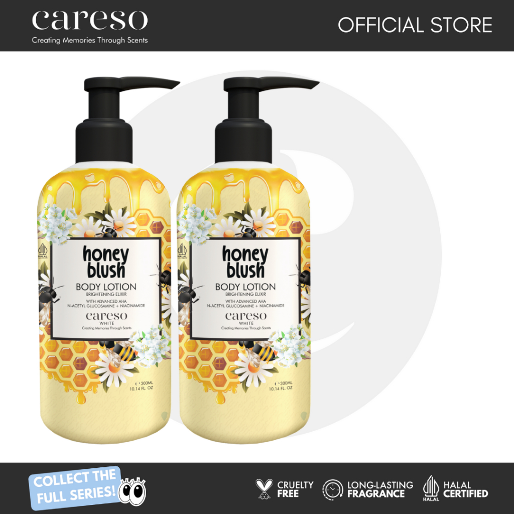 Double Combo Honey Blush Lotion - 300ml x 2