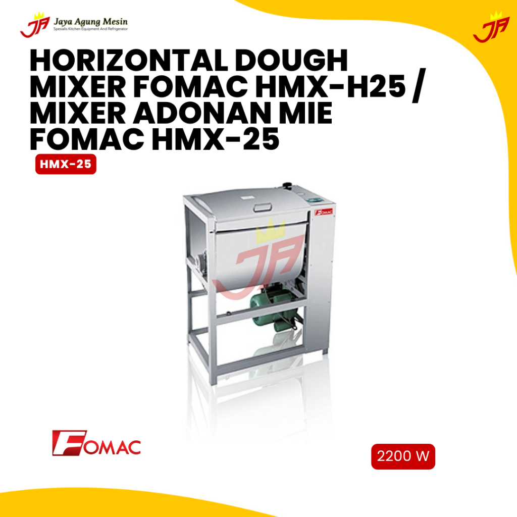 FOMAC Horizontal Dough Mixer Fomac HMX-H25 / Mixer Adonan Mie Fomac HMX-25