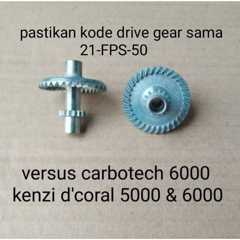 RB Drive Gear & Knop Spool Versus CARBOTECH 6000 & Kenzi D'Coral 5000 & 6000